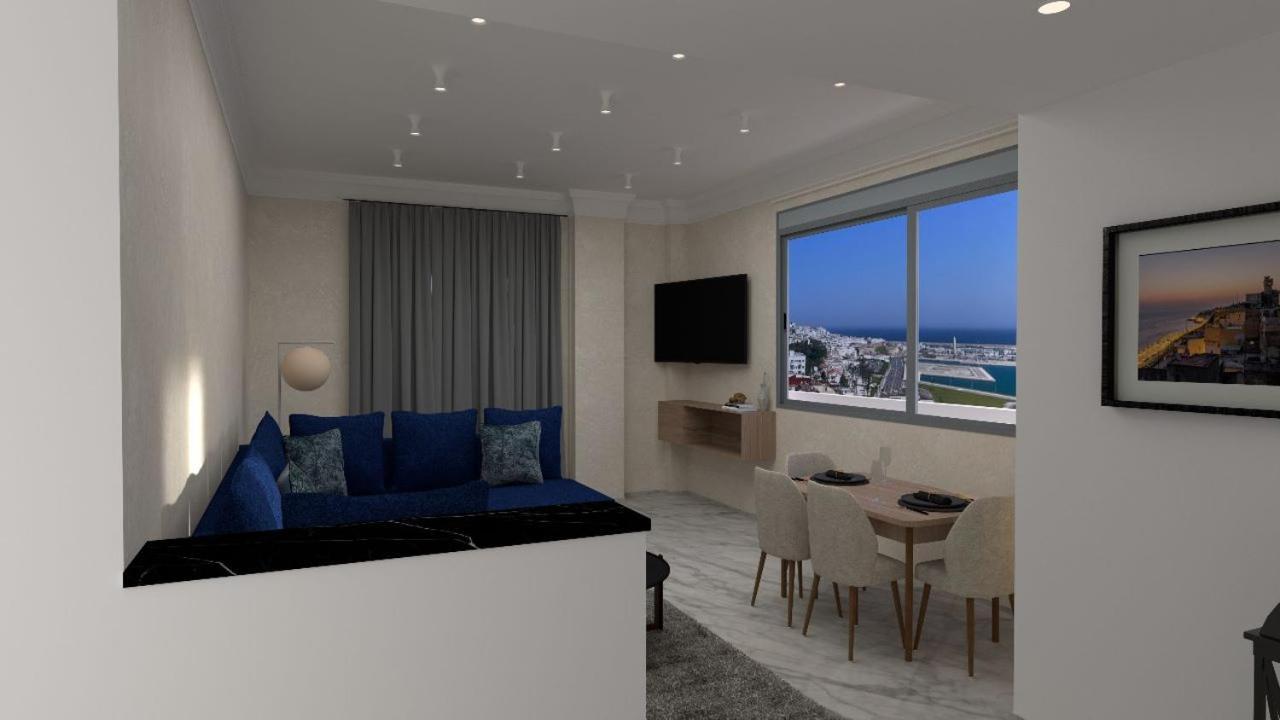 Appartement De Prestige, Vue Kasbah, Mer Et Vieux Port Tangier Bagian luar foto